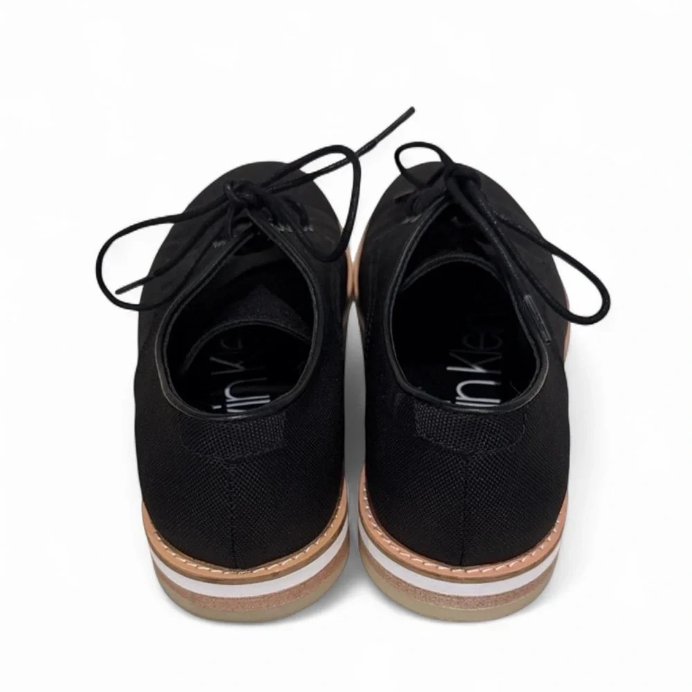Calvin Klein Black Derby Oxford Dress Shoes 9.5